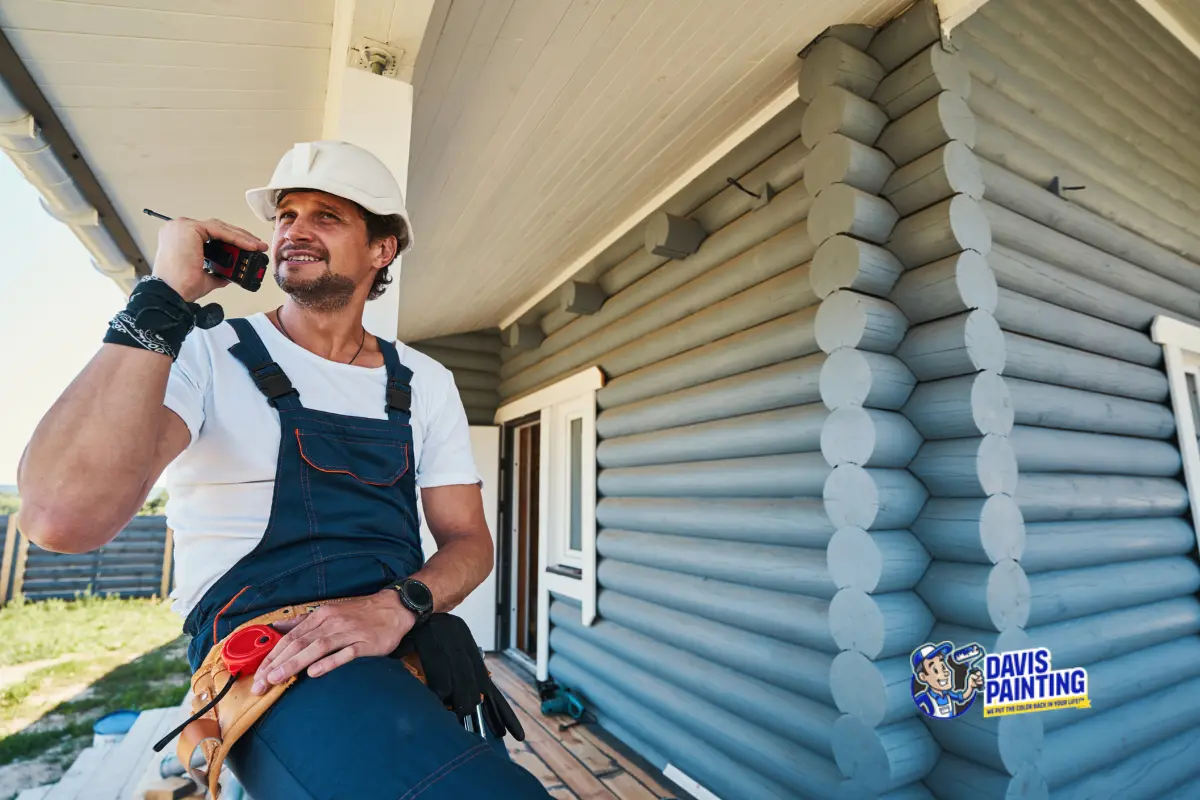 Exterior painting specialist Pennsylvania — professional contractor overseeing a residential exterior painting project in 2026